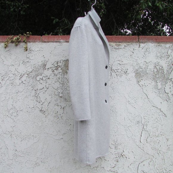 GAP heather gray wool blend coat M - Picture 5 of 8